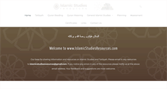 Desktop Screenshot of islamicstudiesresources.com